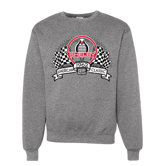 Wild Bobby Ford Shelby Vintage Checkered Flag Unisex Crewneck Sweatshirt