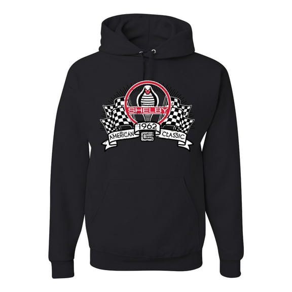 Wild Bobby Ford Shelby Vintage Checkered Flag Unisex Hoodie Sweatshirt