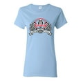 thumbnail image 1 of Wild Bobby Ford Shelby Vintage Checkered Flag Women Graphic Tee, 1 of 6