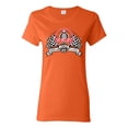 thumbnail image 1 of Wild Bobby Ford Shelby Vintage Checkered Flag Women Graphic Tee, 1 of 6