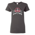 thumbnail image 1 of Wild Bobby Ford Shelby Vintage Checkered Flag Women Graphic Tee, 1 of 1