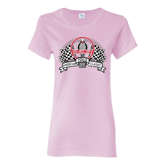 Wild Bobby Ford Shelby Vintage Checkered Flag Women Graphic Tee
