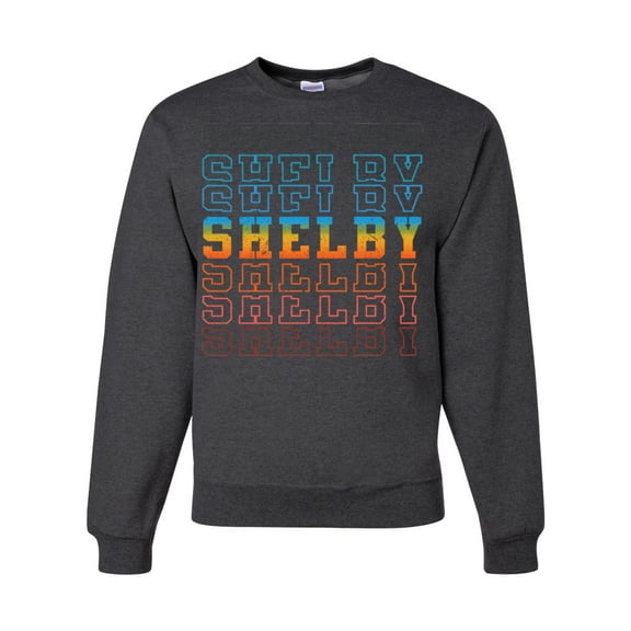 Wild Bobby Ford Shelby Vintage Retro All-Over Color Shift Logo Unisex Crewneck Sweatshirt