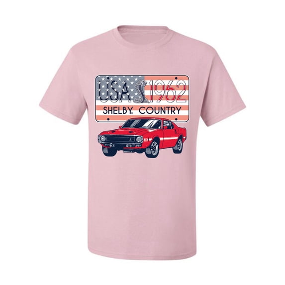 Wild Bobby Ford Shelby Vintage USA Country Plate Men Tee