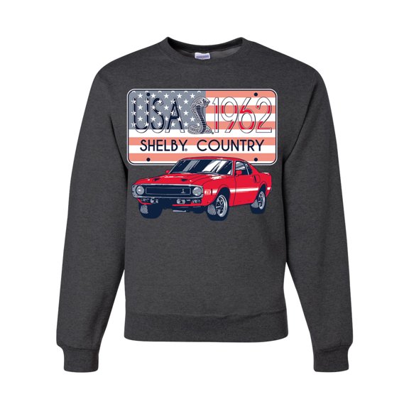 Wild Bobby Ford Shelby Vintage USA Country Plate Unisex Crewneck Sweatshirt