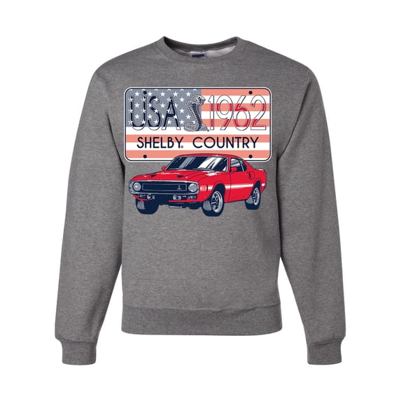 Wild Bobby Ford Shelby Vintage USA Country Plate Unisex Crewneck Sweatshirt
