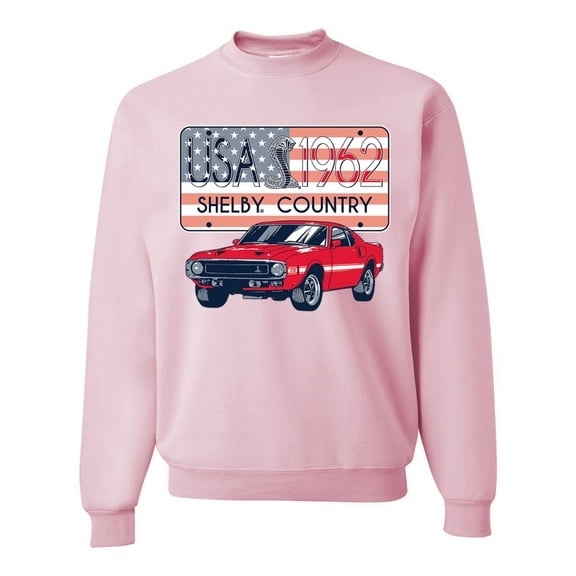 Wild Bobby Ford Shelby Vintage USA Country Plate Unisex Crewneck Sweatshirt
