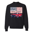 thumbnail image 1 of Wild Bobby Ford Shelby Vintage USA Country Plate Unisex Crewneck Sweatshirt, 1 of 6