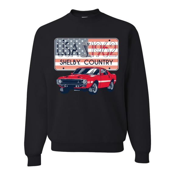 Wild Bobby Ford Shelby Vintage USA Country Plate Unisex Crewneck Sweatshirt