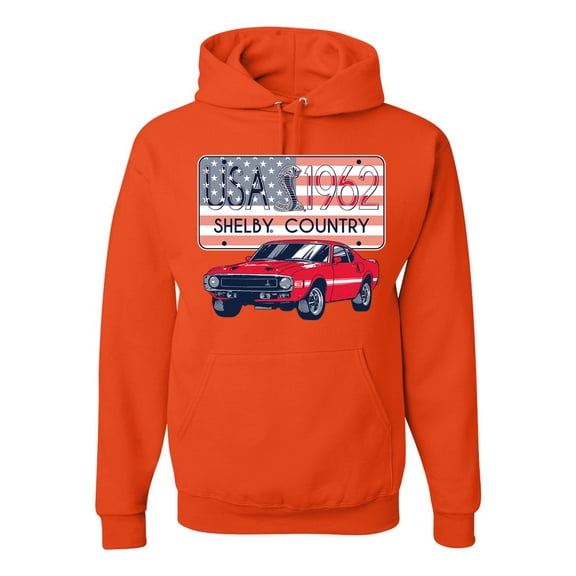 Wild Bobby Ford Shelby Vintage USA Country Plate Unisex Hoodie Sweatshirt
