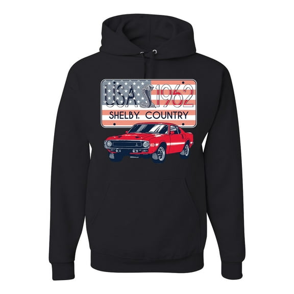 Wild Bobby Ford Shelby Vintage USA Country Plate Unisex Hoodie Sweatshirt