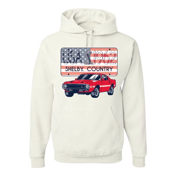 Wild Bobby Ford Shelby Vintage USA Country Plate Unisex Hoodie Sweatshirt