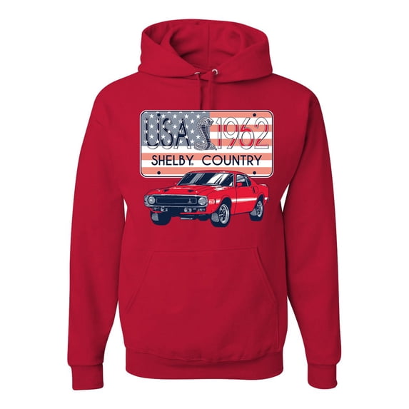 Wild Bobby Ford Shelby Vintage USA Country Plate Unisex Hoodie Sweatshirt