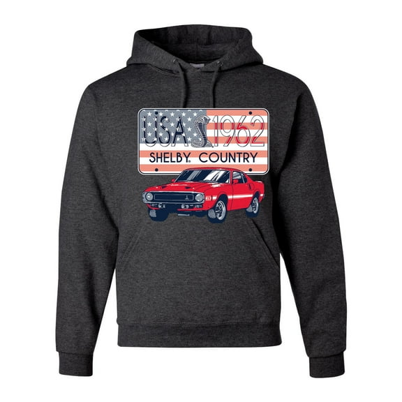 Wild Bobby Ford Shelby Vintage USA Country Plate Unisex Hoodie Sweatshirt