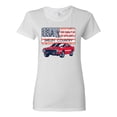 thumbnail image 1 of Wild Bobby Ford Shelby Vintage USA Country Plate Women Graphic Tee, 1 of 6