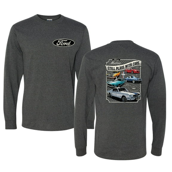 Wild Bobby Ford Still Plays With Cars Classic Muscle Car Lover, Men Long Sleeve Shirt