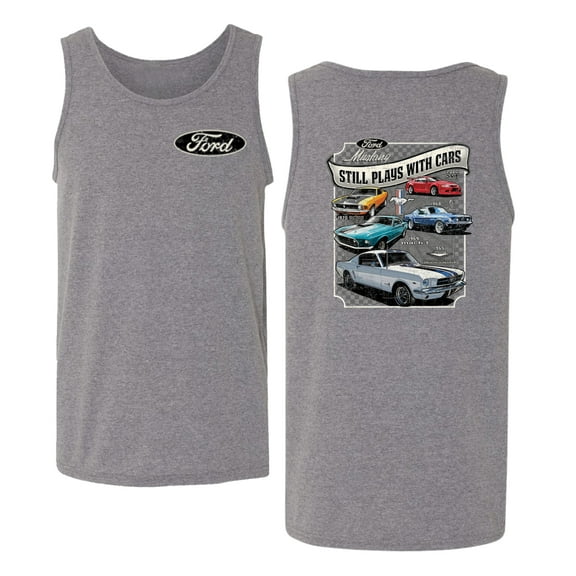 Wild Bobby Ford Still Plays With Cars Classic Muscle Car Lover, Men Tank Top