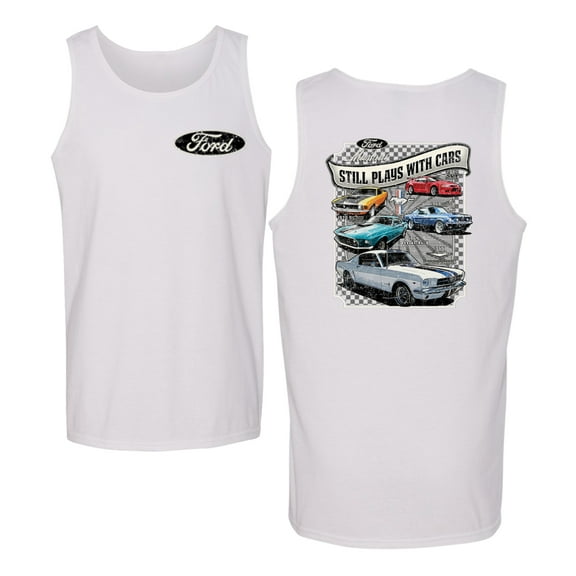 Wild Bobby Ford Still Plays With Cars Classic Muscle Car Lover, Men Tank Top
