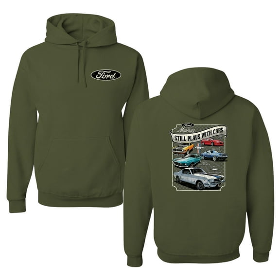 Wild Bobby Ford Still Plays With Cars Classic Muscle Car Lover, Unisex Hoodie Sweatshirt
