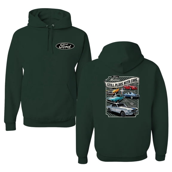 Wild Bobby Ford Still Plays With Cars Classic Muscle Car Lover, Unisex Hoodie Sweatshirt