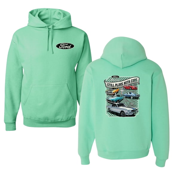 Wild Bobby Ford Still Plays With Cars Classic Muscle Car Lover, Unisex Hoodie Sweatshirt