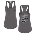 thumbnail image 1 of Wild Bobby Ford Still Plays With Cars Classic Muscle Car Lover, Women Racerback Tank Top, 1 of 5