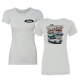 thumbnail image 1 of Wild Bobby Ford Still Plays With Cars Classic Muscle Car Lover, Women Slim Fit Junior Tee, 1 of 5