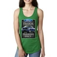 thumbnail image 1 of Wild Bobby, Ford Truck Parking Only Sign Gift for Owners of Ford Trucks | Womens Cars and Trucks Jersey Racerback Tank Top, Kelly, X-Large, 1 of 3