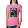 thumbnail image 1 of Wild Bobby, Ford Truck Parking Only Sign Gift for Owners of Ford Trucks | Womens Cars and Trucks Slim Fit Junior Tee, Hot Pink, Medium, 1 of 3