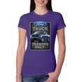 thumbnail image 1 of Ford Truck Parking Only Sign Gift for Owners of Ford Trucks | Womens Cars and Trucks Slim Fit Junior Tee, Purple Rush, Medium, 1 of 3