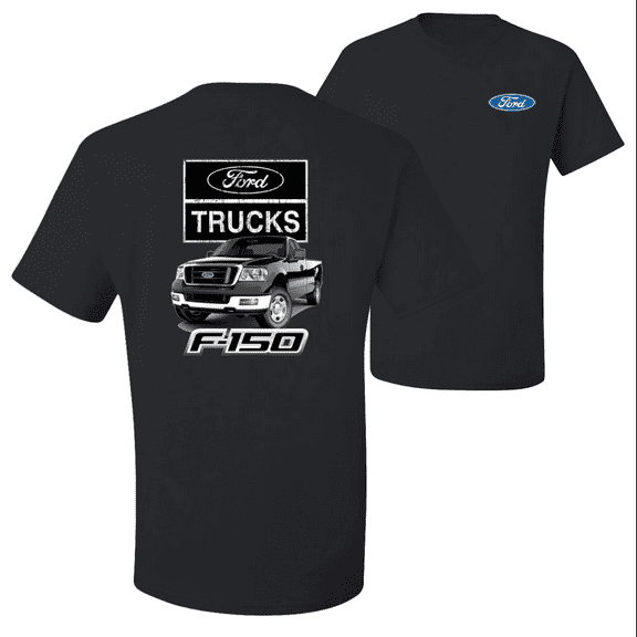 Wild Bobby, Ford Trucks F150 Pickup, Cars and Trucks, Front & Back Men Graphic T-Shirt