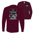 thumbnail image 1 of Wild Bobby, Ford Trucks F150 Pickup, Cars and Trucks, Front & Back Men Long Sleeve Shirt, 1 of 1