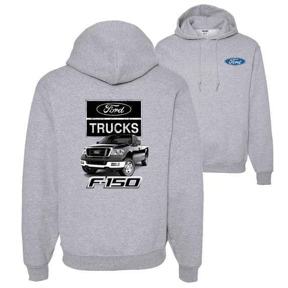 Wild Bobby, Ford Trucks F150 Pickup, Cars and Trucks, Front & Back Unisex Graphic Hoodie Sweatshirt