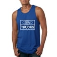 thumbnail image 1 of Wild Bobby, Ford Trucks White Sign, Cars and Trucks, Men Graphic Tank Top, Royal, Medium, 1 of 4