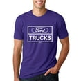 thumbnail image 1 of Wild Bobby, Ford Trucks White Sign, Cars and Trucks, Men Graphic Tee, Purple, 5X-Large, 1 of 4
