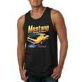 thumbnail image 1 of Wild Bobby, Ford Yellow Mustang Horsepower Cars and Trucks Men Graphic Tank Top, Black, Small, 1 of 6