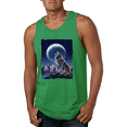 thumbnail image 1 of Wild Bobby, Full Moon Snow Wolf Howling Animal Lover Graphic Tank Top, 1 of 1