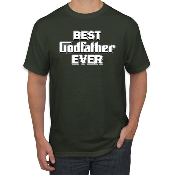 Wild Bobby, Funny Best Godfather Ever, Pop Culture, Men Graphic Tee, Forest Green, 5X-Large