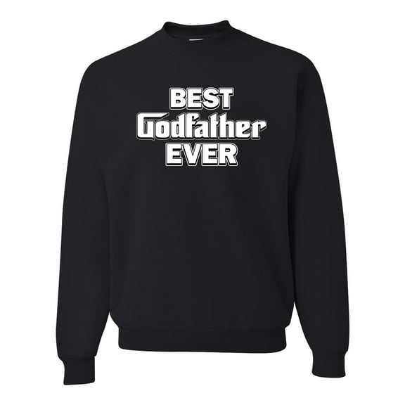 Wild Bobby, Funny Best Godfather Ever, Pop Culture, Unisex Crewneck Graphic Sweatshirt, Black, 4X-Large