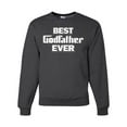 thumbnail image 1 of Wild Bobby, Funny Best Godfather Ever, Pop Culture, Unisex Crewneck Graphic Sweatshirt, Heather Black, Large, 1 of 3