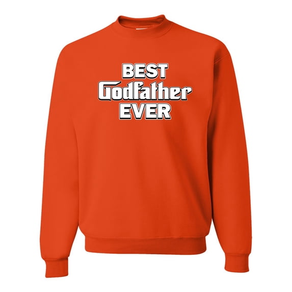 Wild Bobby, Funny Best Godfather Ever, Pop Culture, Unisex Crewneck Graphic Sweatshirt, Orange, 3X-Large
