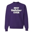 thumbnail image 1 of Wild Bobby, Funny Best Godfather Ever, Pop Culture, Unisex Crewneck Graphic Sweatshirt, Purple, Medium, 1 of 3