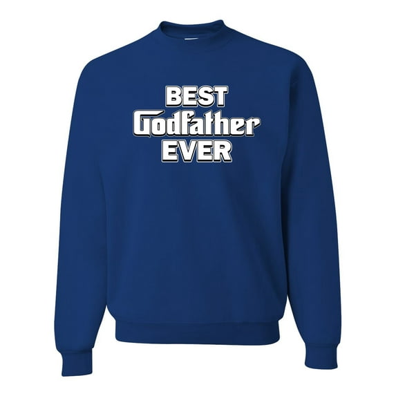 Wild Bobby, Funny Best Godfather Ever, Pop Culture, Unisex Crewneck Graphic Sweatshirt, Royal, Small