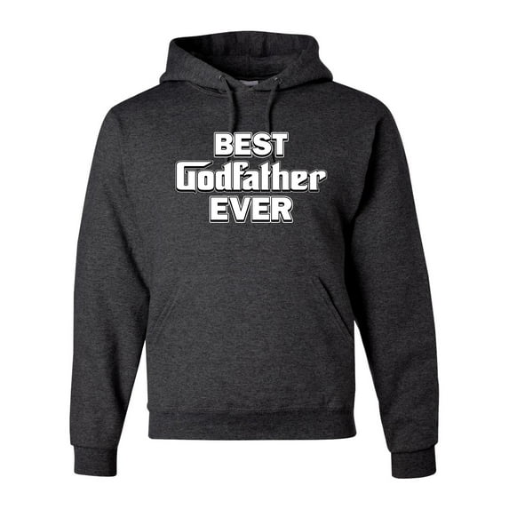 Wild Bobby, Funny Best Godfather Ever, Pop Culture, Unisex Graphic Hoodie Sweatshirt, Heather Black, Large