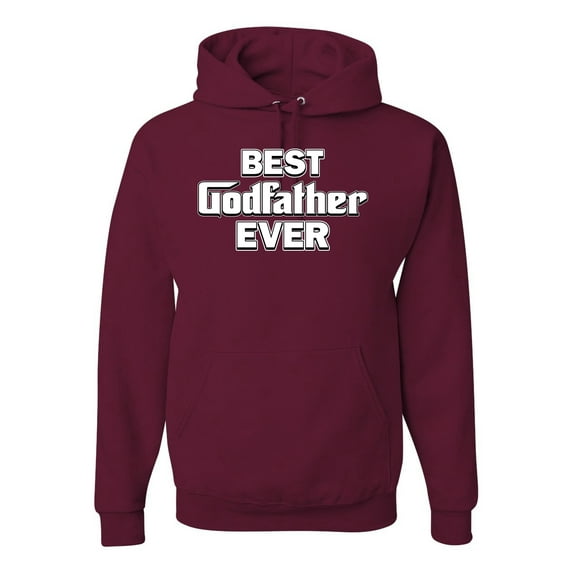 Wild Bobby, Funny Best Godfather Ever, Pop Culture, Unisex Graphic Hoodie Sweatshirt, Maroon, X-Large