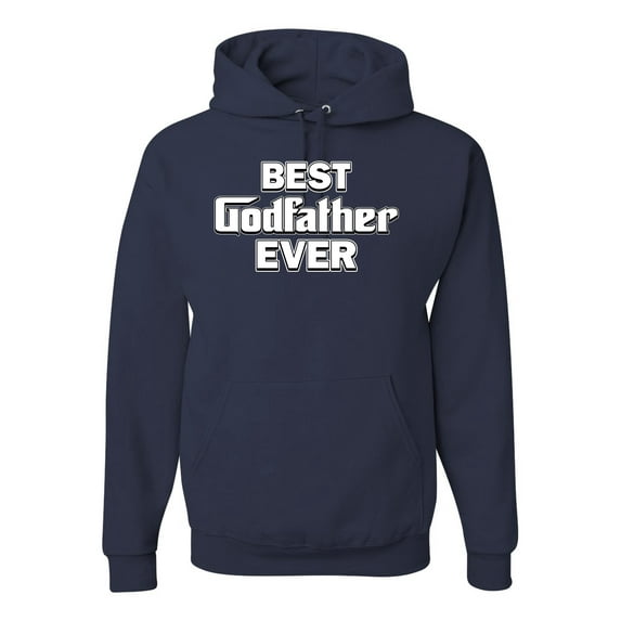 Wild Bobby, Funny Best Godfather Ever, Pop Culture, Unisex Graphic Hoodie Sweatshirt, Navy, X-Large