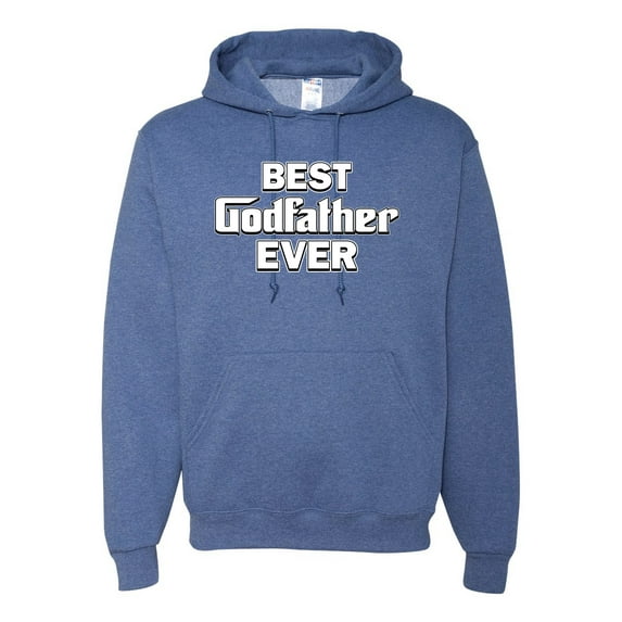 Wild Bobby, Funny Best Godfather Ever, Pop Culture, Unisex Graphic Hoodie Sweatshirt, Vintage Heather Blue, XX-Large