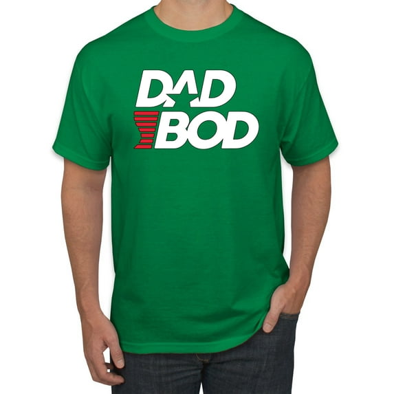 Wild Bobby, Funny Dad Bod Logo, Pop Culture, Men Graphic Tee, Kelly, Medium