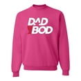 thumbnail image 1 of Wild Bobby, Funny Dad Bod Logo, Pop Culture, Unisex Crewneck Graphic Sweatshirt, Fuschia, 3X-Large, 1 of 4