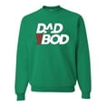 thumbnail image 1 of Wild Bobby, Funny Dad Bod Logo, Pop Culture, Unisex Crewneck Graphic Sweatshirt, Kelly, X-Large, 1 of 4